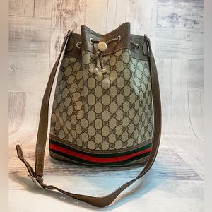 Gucci Ophidia Supreme Canvas Bucket Bag